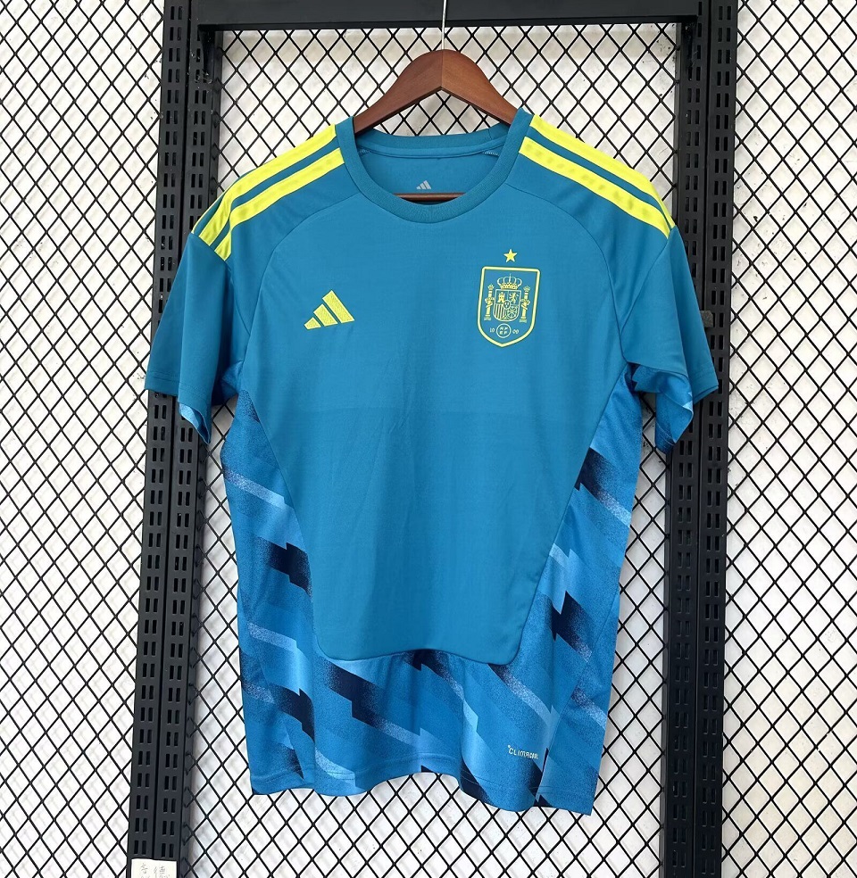 AAA Quality Spain 2026 World Cup GK Blue Soccer Jersey AAA Quality Spain 2026 World Cup GK Blue Soccer Jersey